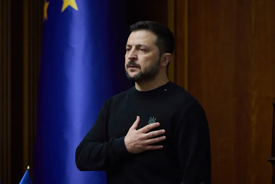 Ukraine's President Volodymyr Zelenskyy.