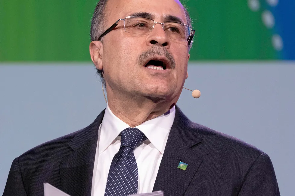 Spending plans: Aramco chief executive Amin Nasser.