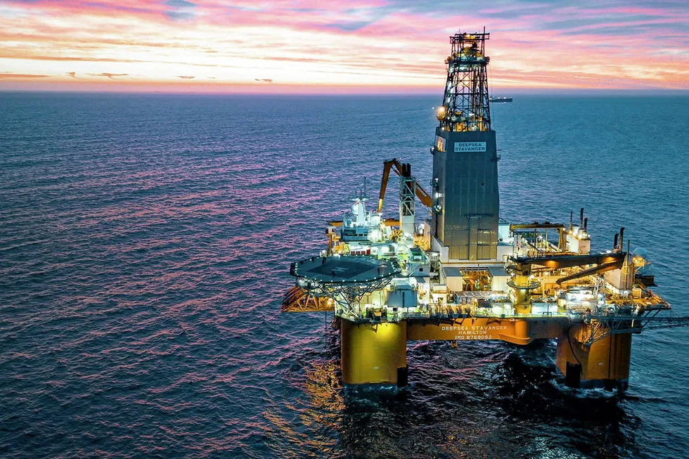 The Deepsea Stavanger owned by Odfjell Drilling is working for Equinor in the Troll/Fram area