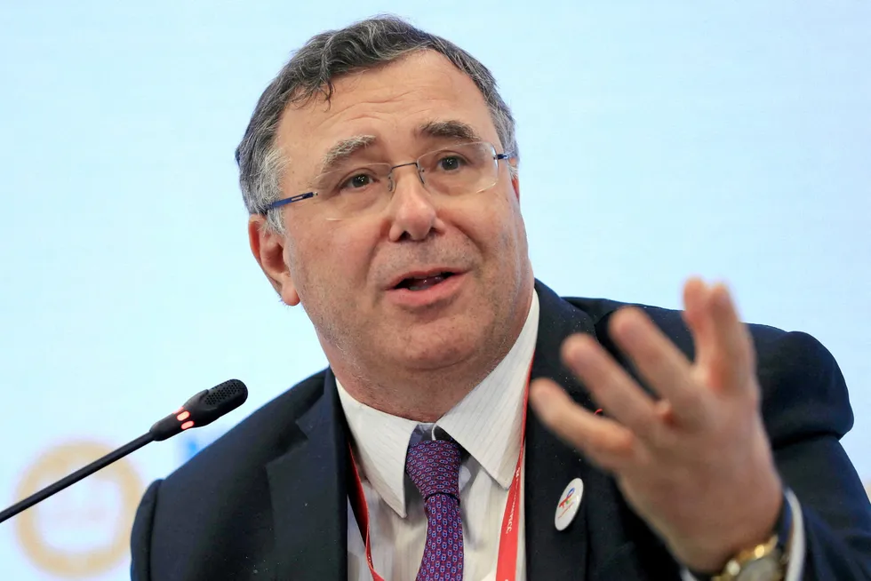 Iraq development: TotalEnergies chief executive Patrick Pouyanne.