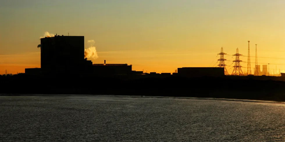 Hartlepool Nuclear Power Station.