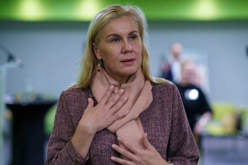 Clear message: European Union Energy Commissioner Kadri Simson.