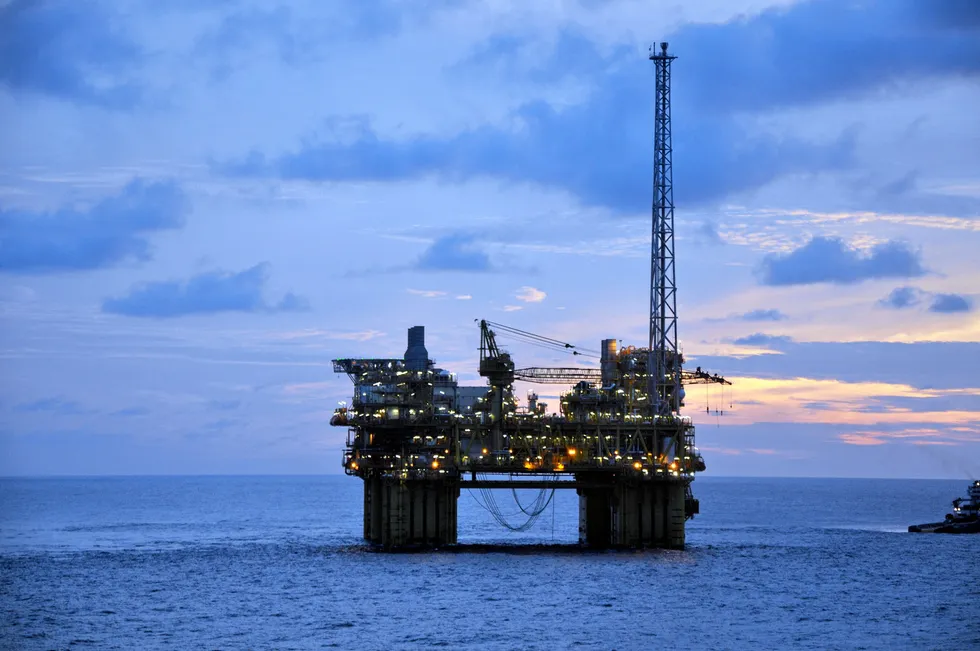 Future host: the Jagus East and Geronggong discoveries will be tied back to Shell's Gumusut-Kakap production facility offshore Malaysia (pictured)