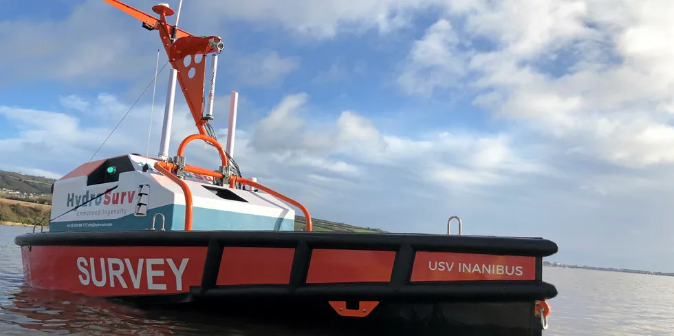 HydroSurv's new autonomous surface vessel