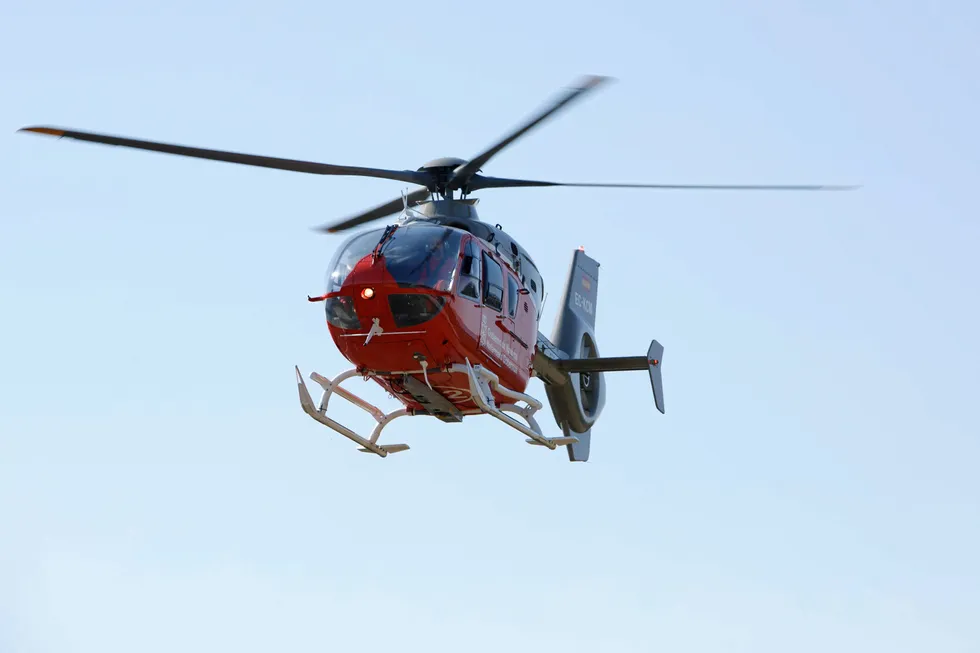 Navarre emergency services.rush two wind farm workers to hospital