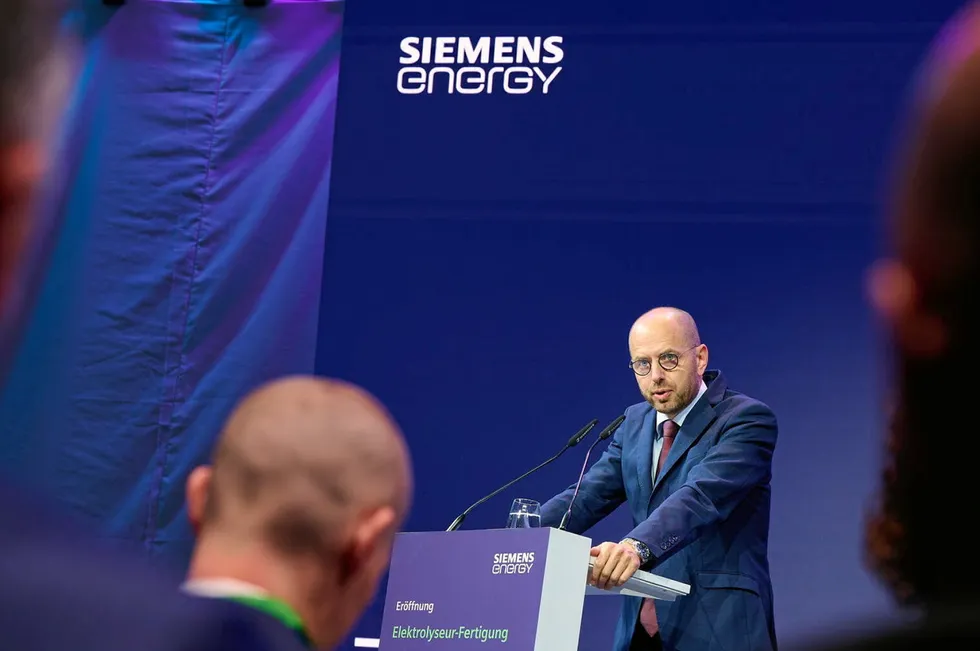 Siemens Energy CEO Christian Bruch.