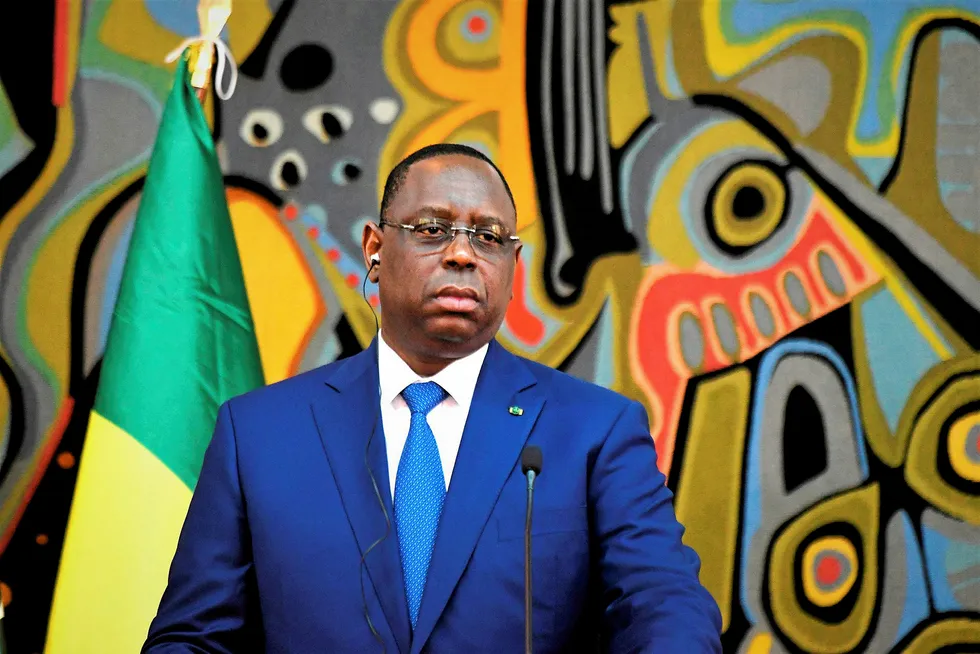 Senegalese President Macky Sall