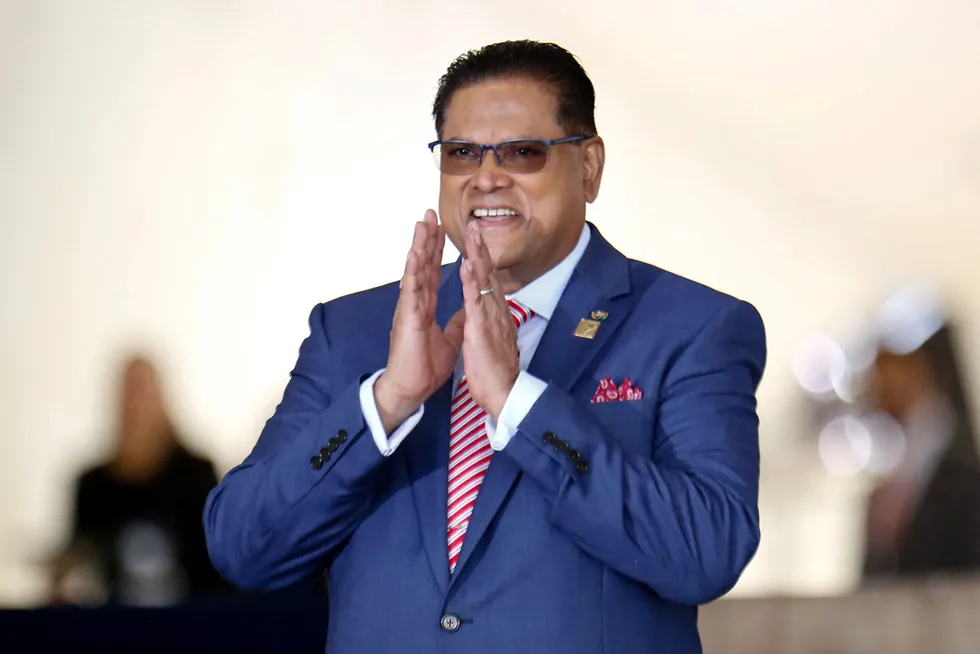 Suriname President Chan Santokhi.