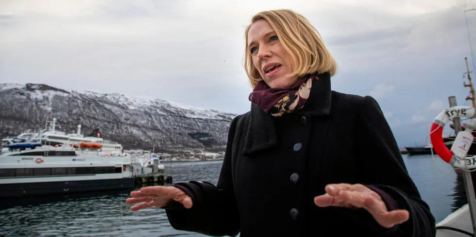 "We do not want Norwegian ports and Norway to become a transit country for transporting goods illegally to Russia," said Norway's Foreign Minister Anniken Huitfeldt.