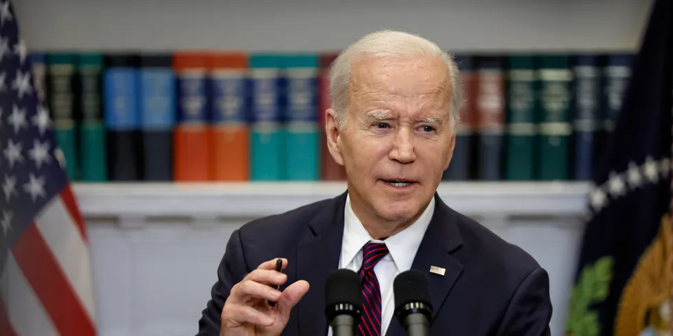 US president Joe Biden.