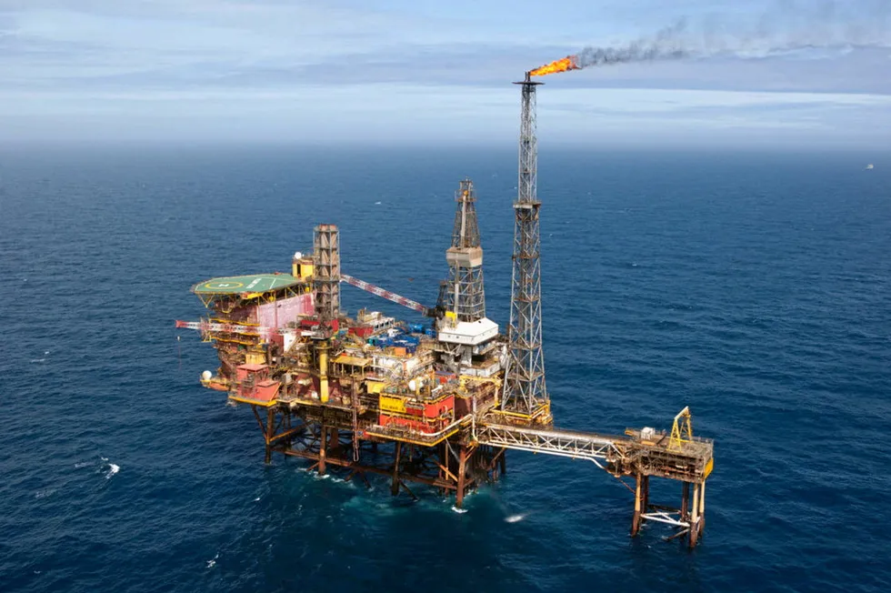 In operation: Repsol's Fulmar platform in the UK North Sea.