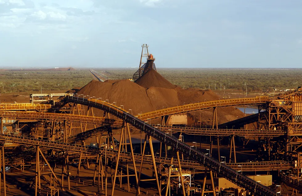 Cleaner power potential: Pilbara industries such as Fortescue Metals Group's Christmas Creek iron ore mine (pictured) could benefit from the BP-led AREH project