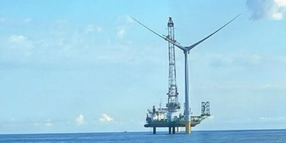 . Vineyard Wind installed the US' first 13MW Haliade-X.