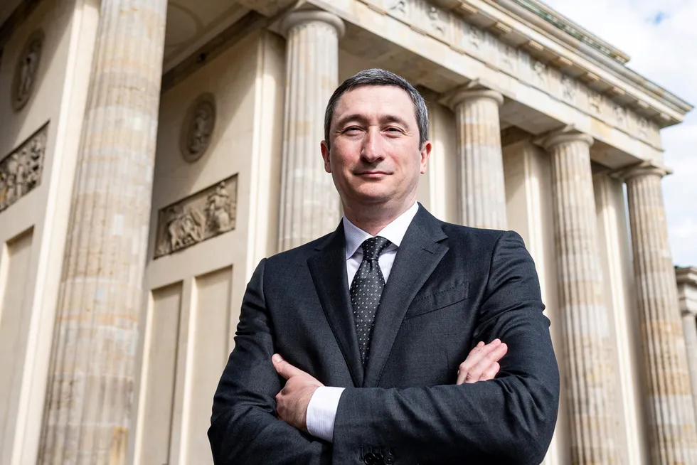 Patience: Naftogaz Ukrainy chairman Oleksiy Chernyshov.