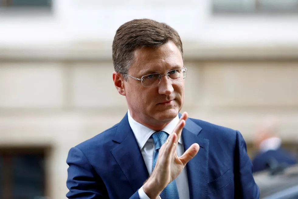 Response: Russian Deputy Prime Minister Alexander Novak.