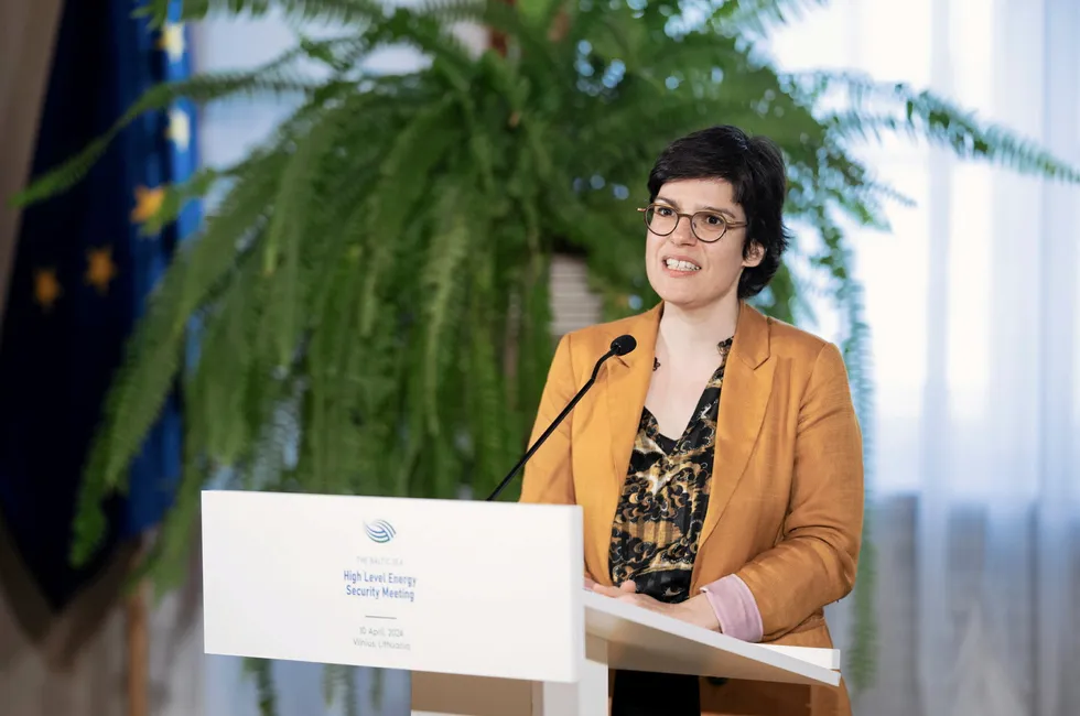 Belgian energy minister Tinne van der Straeten.