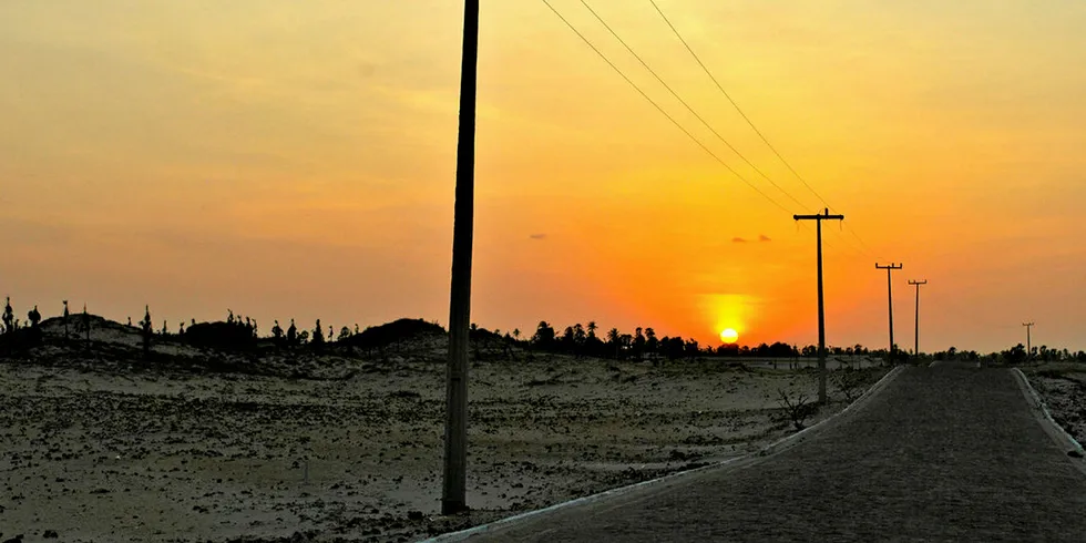 The sun rises in Brazil's Piauí state