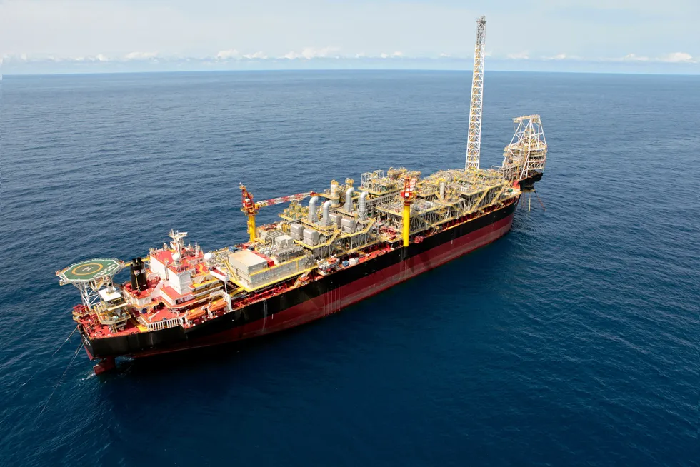 Gas handler: the Professor John Evans Atta Mills FPSO at Tullow Oil's TEN complex offshore Ghana