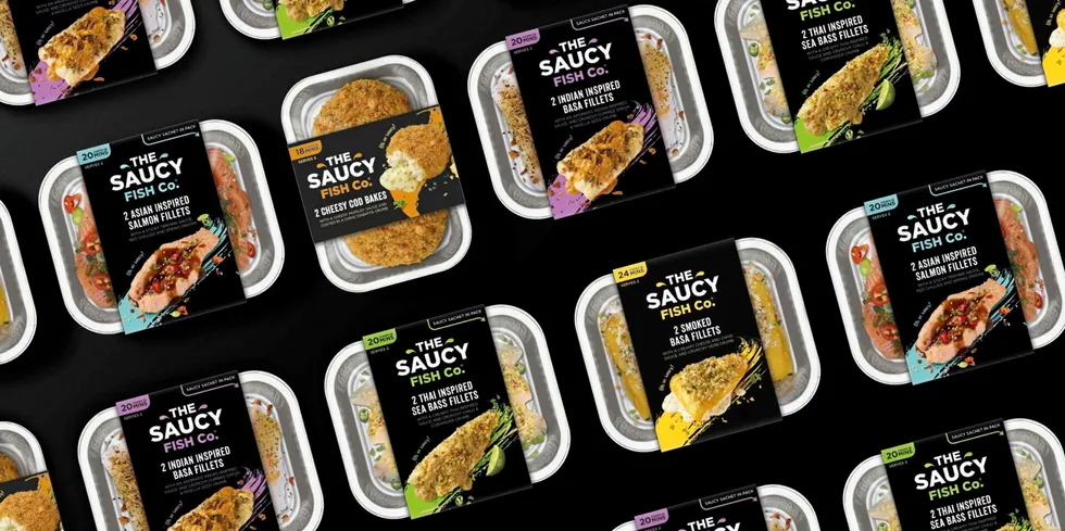 The new look Saucy Fish range.