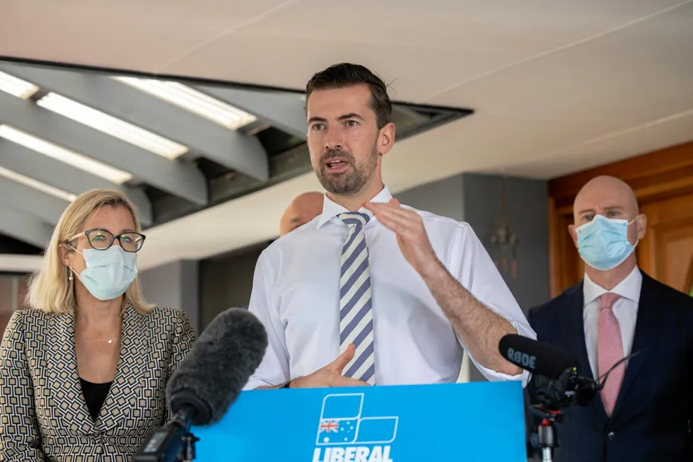 Targeting emissions: WA Liberal Party leader Zak Kirkup