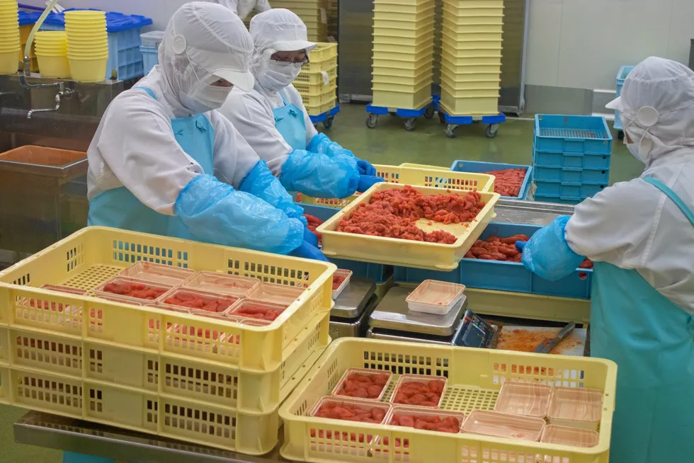 Russia sees a new opportunity for pollock roe.