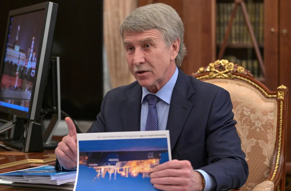 Ammonia ambitions: Leonid Mikhelson, chairman of Russia's largest independent gas producer Novatek