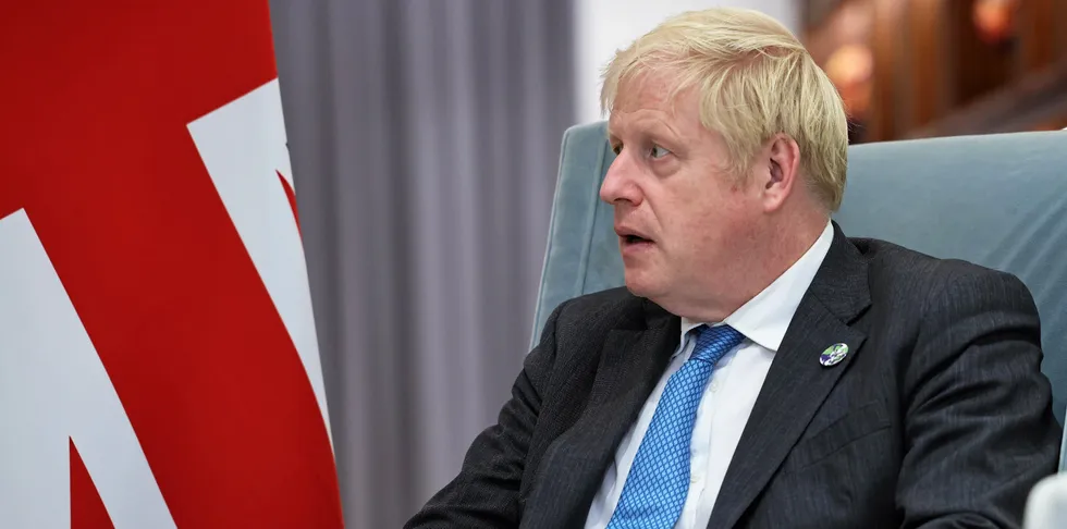 British Prime Minister Boris Johnson.