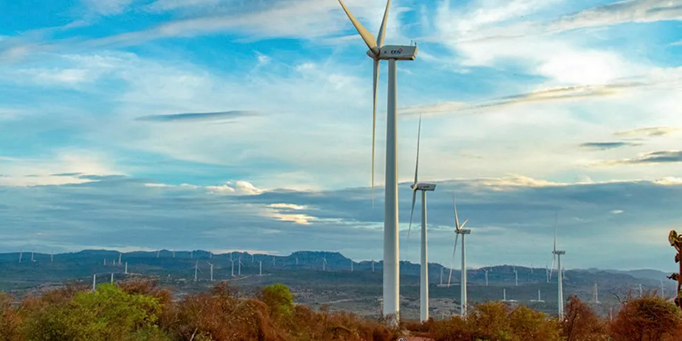 Omega Energia Assuruá wind complex in Northeastern Brazil