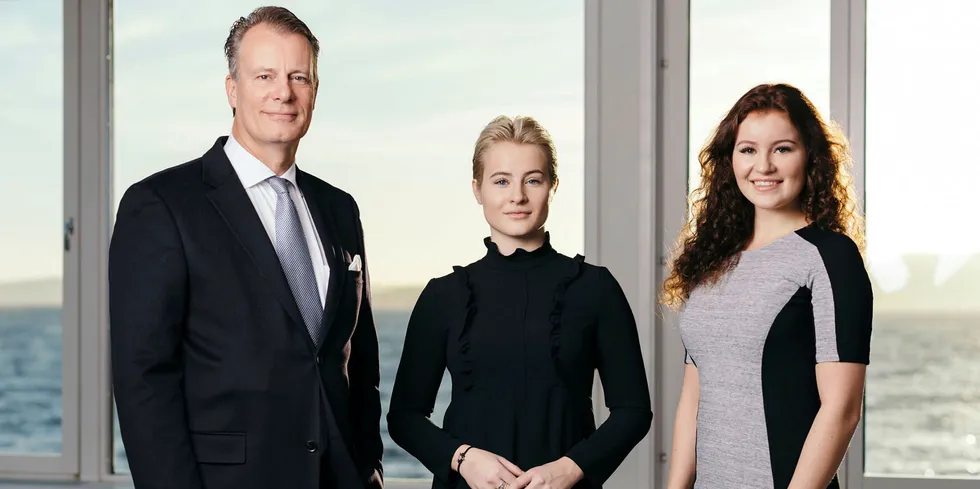 Johan H. Andresen and his daughters Katharina G. Andresen and Alexandra G. Andresen own Ferd.