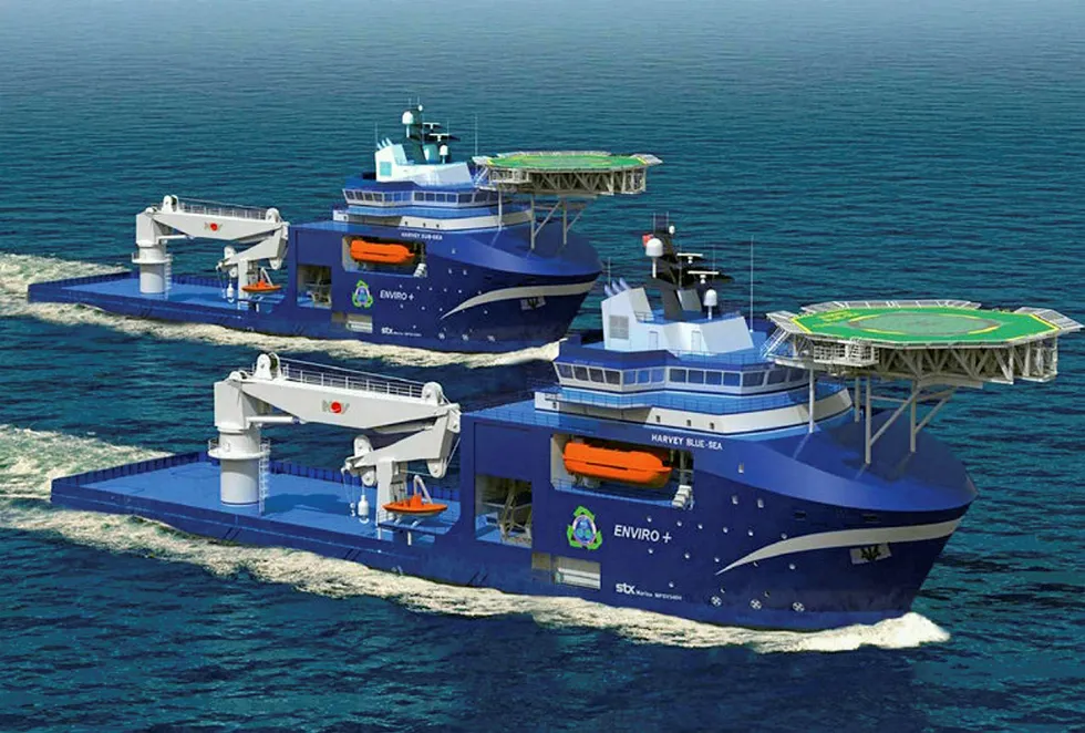 Sister vessels: MPSVs Harvey Sub-Sea and Harvey Blue-Sea