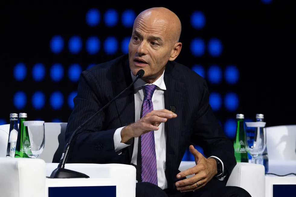 Eni chief executive Claudio Descalzi