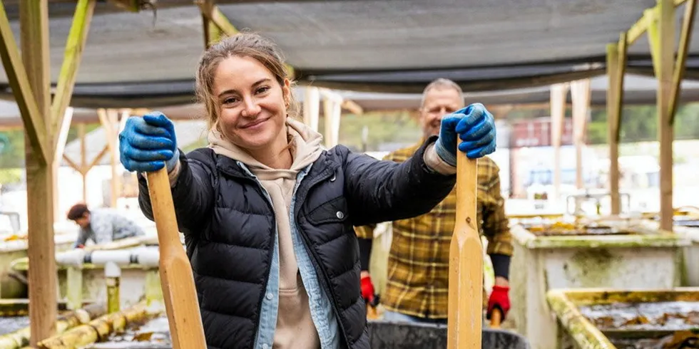 In the show, actor and activist Shailene Woodley goes underwater with urchin divers to collect barren urchins and deliver them to a farm.