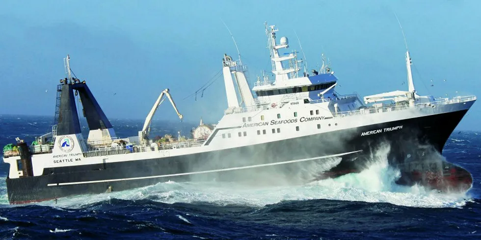 US factory fishing trawler American Triumph