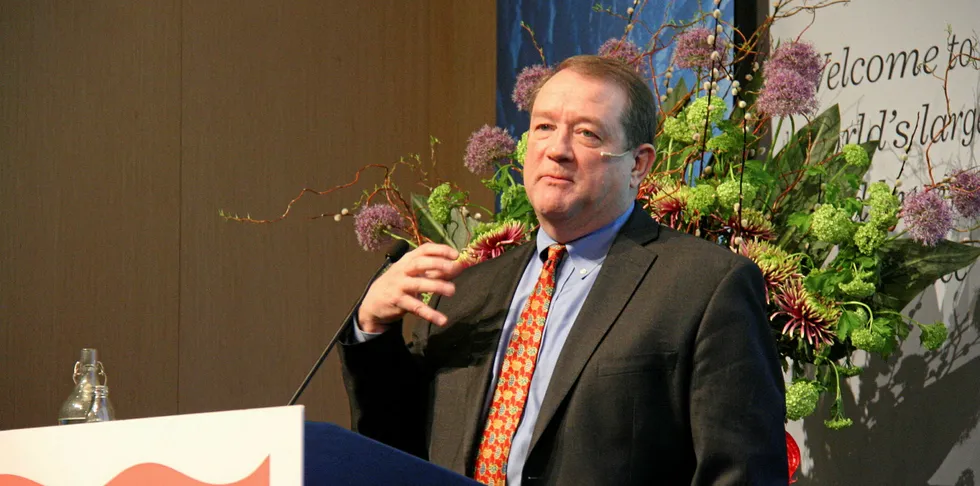 John Connelly, president National Fisheries Institute, praised President Trump for his executive order for seafood Thursday.