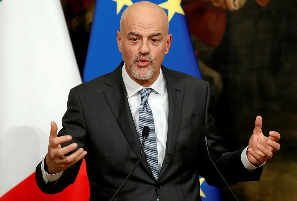 Drilling drive: Eni chief executive Claudio Descalzi