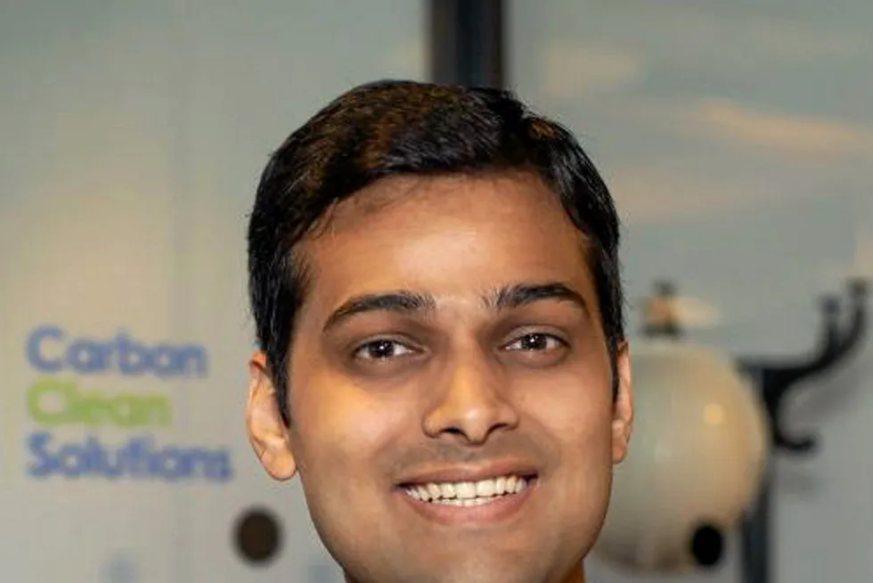 Clean revolution: Carbon Clean chief executive Aniruddha Sharma