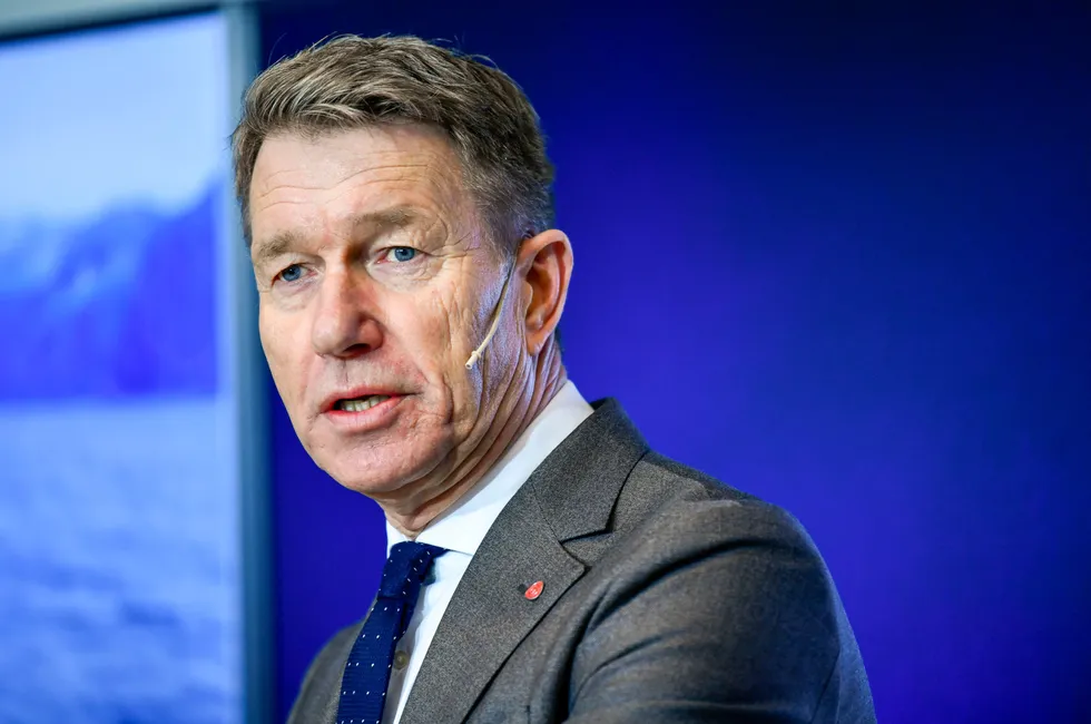 Considering appeal: Energy Minister Terje Aasland.