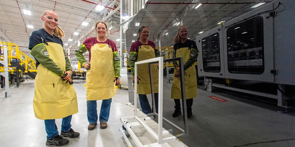First Solar factory workers at its Ohio plant