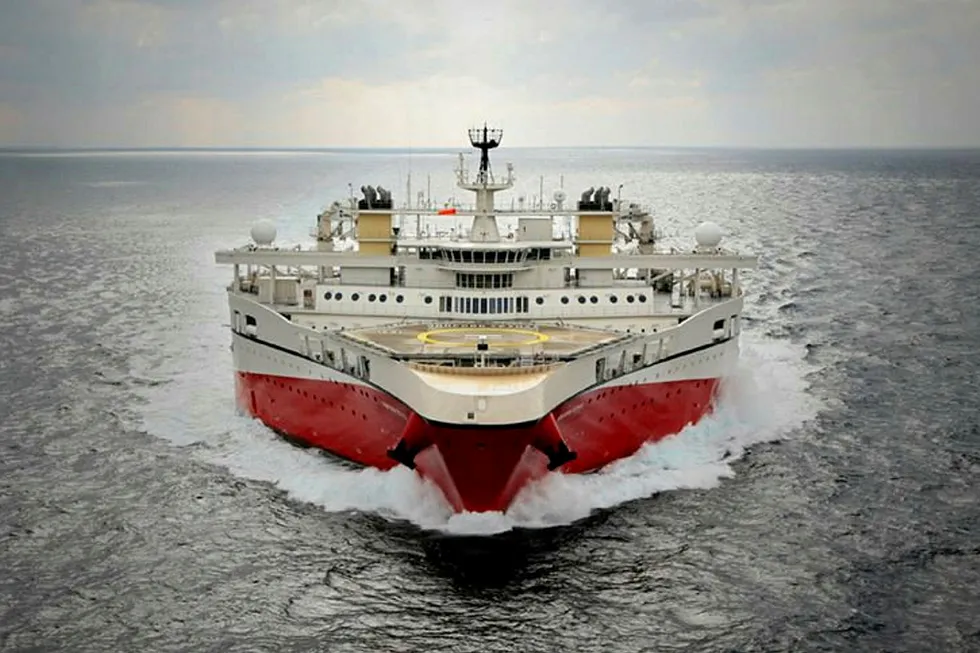 Brazil shoot: starts for PGS with Ramform Tethys