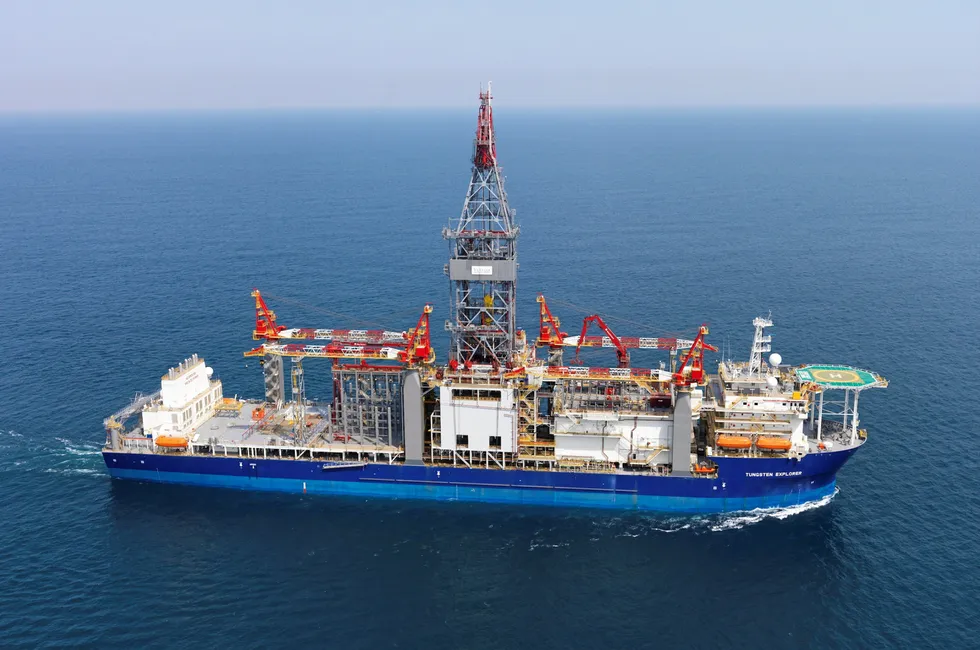 The drillship Tungsten Explorer