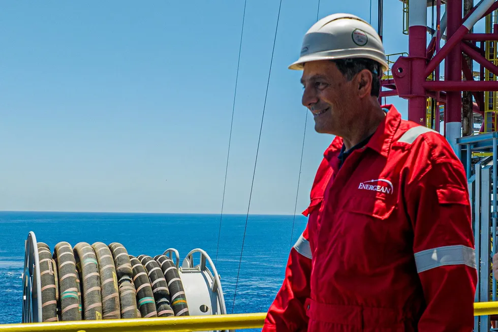 Energean chief executive Mathios Rigas.