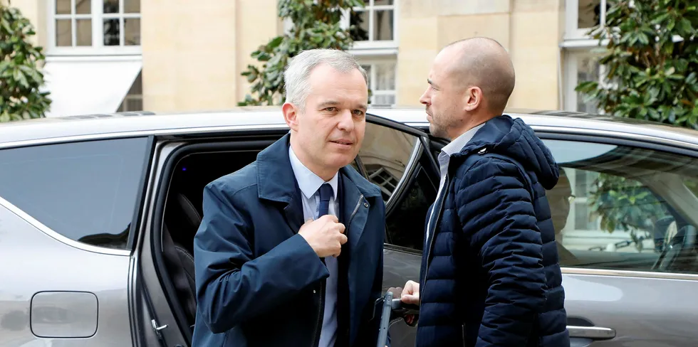 French ecological transition minister François de Rugy