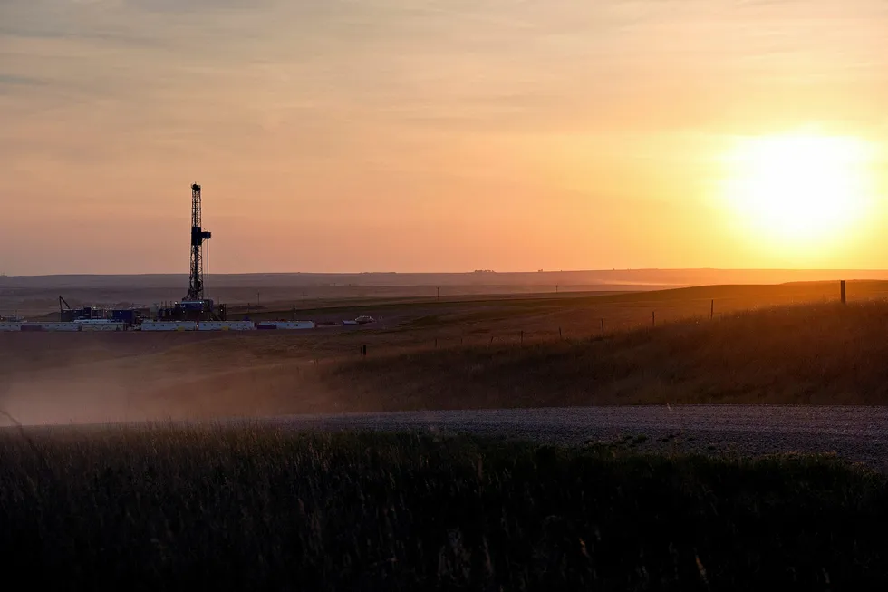Well in Williston, North Dakota