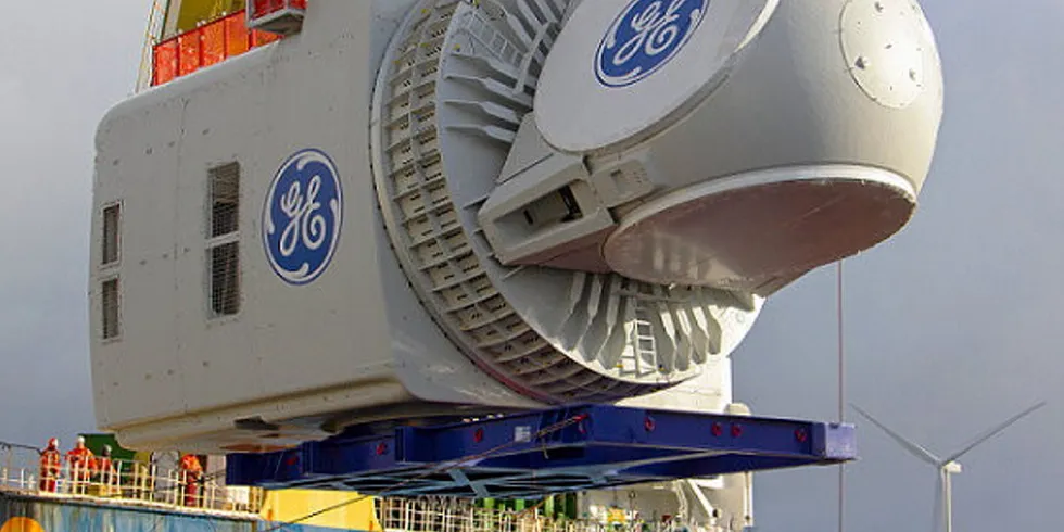 . Haliade-X nacelle at Offshore Renewable Energy Catapult.