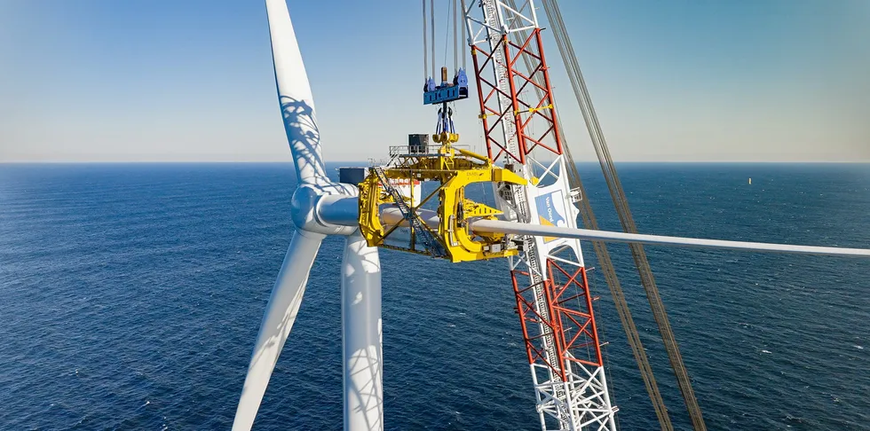 South Fork wind installs New York's first offshore wind turbines.