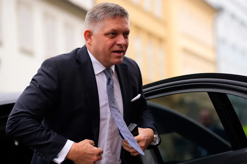 Slovakia Prime Minister Robert Fico.
