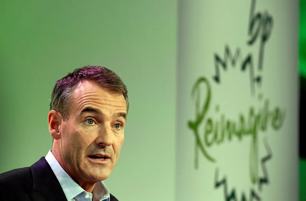 Involved in the framework: BP chief executive Bernard Looney
