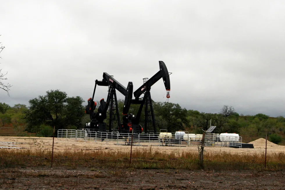 A production site in the Eagle Ford shale play.