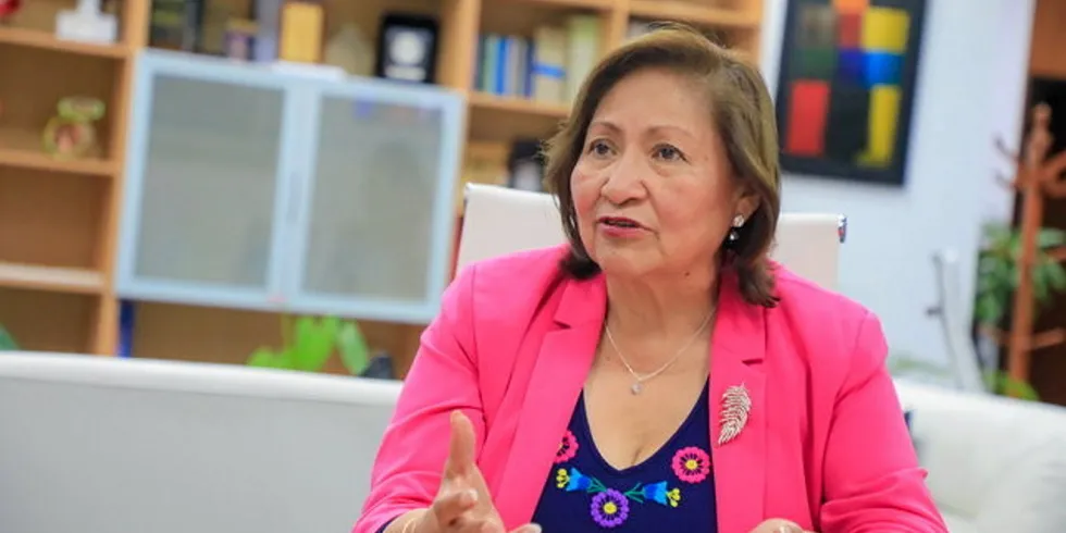 Production Minister Ana Maria Choquehuanca said she is standing behind scientific evidence.
