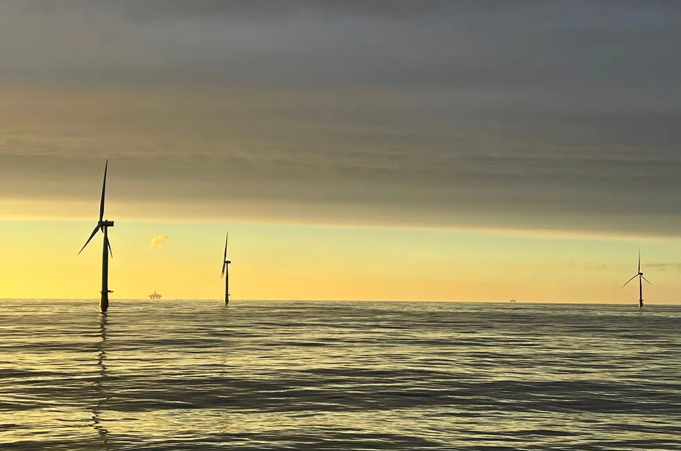 Equinor's Hywind Tampen floating array.